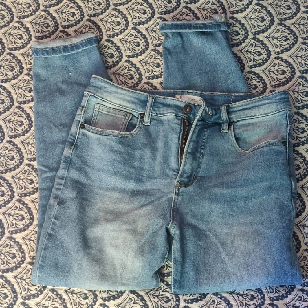 Carve Designs Light Blue Denim Jeans, Sz 8